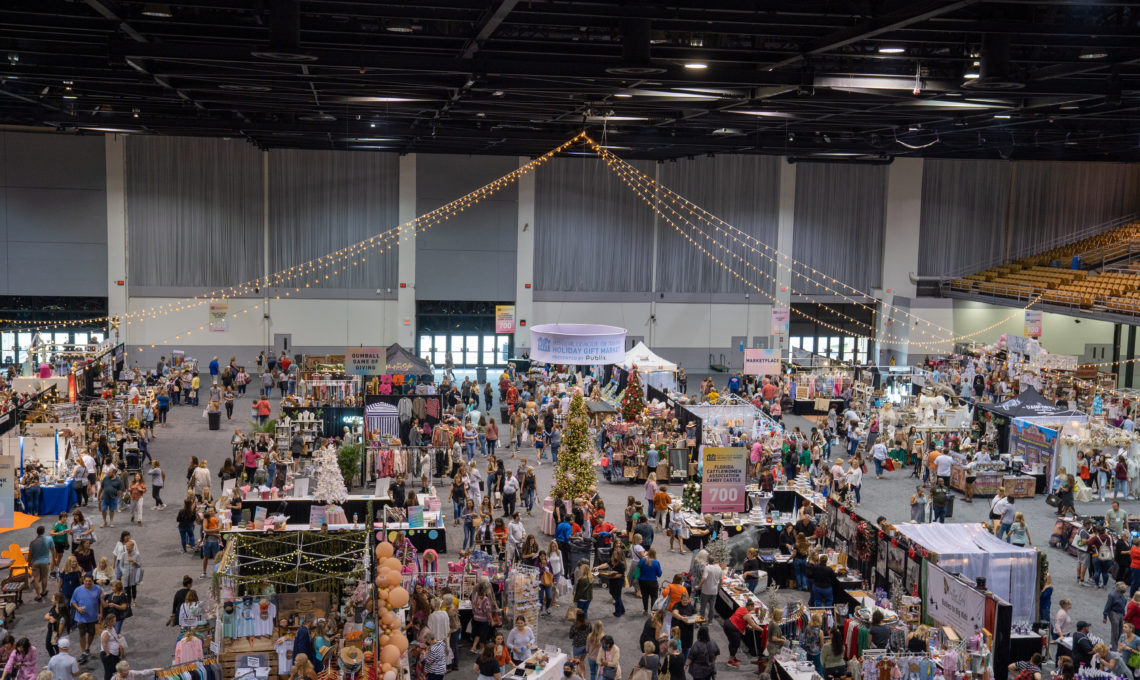 The Junior League of Tampa's Holiday Gift Market Aerial Photo