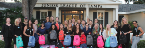 The Junior League of Tampa Love Bundles Volunteers