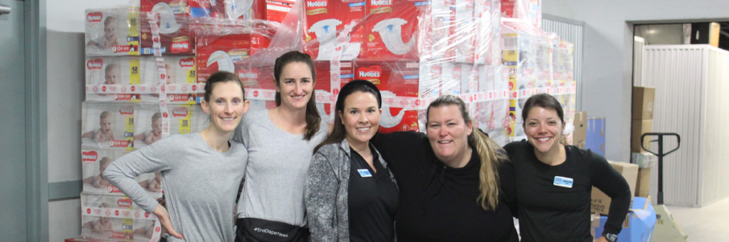 The Junior League of Tampa Diaper Bank Volunteers